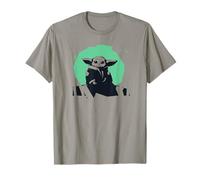 Star Wars The Mandalorian Grogu Seeing Stone Woodblock Print Camiseta
