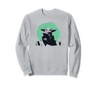 Star Wars The Mandalorian Grogu Seeing Stone Woodblock Print Sudadera