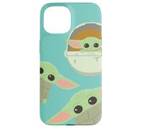 Star Wars: The Mandalorian Grogu Triple Threat, Azul Azulado Carcasa para iPhone 15