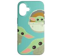 Star Wars: The Mandalorian Grogu Triple Threat, Azul Azulado Carcasa para iPhone 16