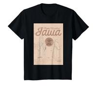 Star Wars The Mandalorian Jawa Tatooine Toy Poster Camiseta, Niños, Negro, 6 años