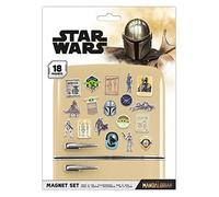 Star Wars: The Mandalorian - Juego de imanes para Nevera, 18 Piezas, Producto Oficial