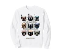 Star Wars The Mandalorian Mando Helmet Grid Sudadera