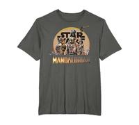 Star Wars The Mandalorian Mash Up Poster Camiseta