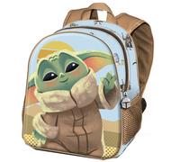 Karactermania Mochila 3D pequeña Star Wars The Mandalorian 26 x 31 cm 8,5 L Turquesa/Marrón
