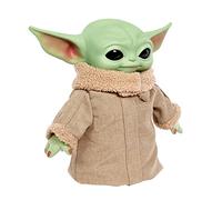 Mattel Star Wars The Mandalorian Peluche Grogu cuerpo blandito, juguete con sonidos que cierra los ojos, regalo +3 años (HJM25)