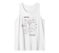 Star Wars The Mandalorian Razor Crest Schematic Camiseta sin Mangas