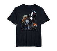Star Wars The Mandalorian Season 3 The Return to Mandalore Camiseta, Hombre Tallas Grandes, Negro, 2X Alto