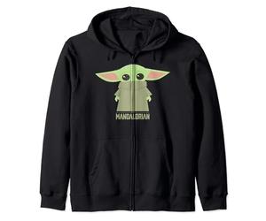 Star Wars The Mandalorian The Child Hidden Face Portrait Sudadera con Capucha