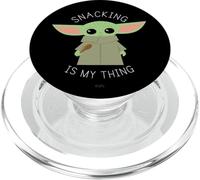 Star Wars The Mandalorian The Child Snacking is My Thing PopSockets PopGrip para MagSafe