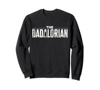Star Wars The Mandalorian The Dadalorian Weathered Logo Sudadera