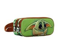 Star Wars The Mandalorian Thermal-Estuche Portatodo 3D Doble, Verde