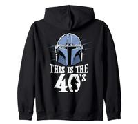 Star Wars The Mandalorian This is The 40's 40th Birthday Sudadera con Capucha
