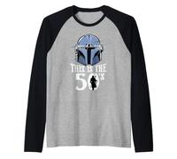 Star Wars The Mandalorian This is The 50's 50th Birthday Camiseta Manga Raglan