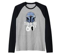Star Wars The Mandalorian This is The 60's 60th Birthday Camiseta Manga Raglan