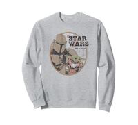 Star Wars: The Mandalorian Vintage Baby Yoda Logo Sudadera
