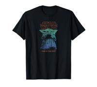 Star Wars The Mandalorian Vintage Faded Grogu The Way Poster Camiseta