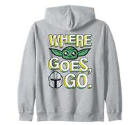 Star Wars The Mandalorian Where Grogu Goes Cute Sudadera con Capucha