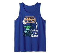 Star Wars The Mandalorian Where I Go Poster Camiseta sin Mangas