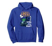 Star Wars The Mandalorian Where I Go Poster Sudadera con Capucha