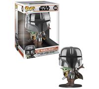 Star Wars The Mandalorianos 25.4cm Pop Vinilo Figura Cromo Mandalorianos W/ Niño