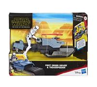 Star Wars - Figura con vehículo Treadspeeders Primera Orden (Hasbro E3030EU4)
