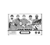 Star Wars The Vintage Collection Imperial Officers, Star Wars - Figuras de acción coleccionables de 3.75 pulgadas, paquete de 4, a partir de 4 años