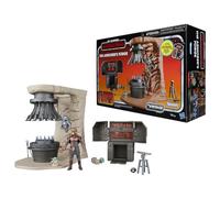 Star Wars The Vintage Collection The Armorer's Forge, The Mandalorian 3.75 Inch Collectible Playset with Action Figure