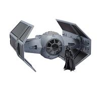 STAR WARS The Vintage Collection TIE Advanced de Darth Vader, Una Nueva Esperanza - Vehículo coleccionable premium de 9,52 cm y figura de acción