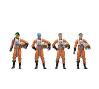 STAR WARS The Vintage Collection X-Wing Pilot - Paquete de 4 figuras de acción coleccionables de Ahsoka de 3.75 pulgadas
