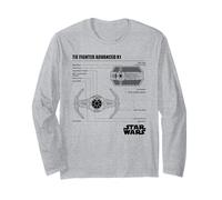 Star Wars Tie Fighter Advanced X1 Blueprint Manga Larga