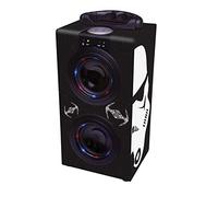 Star Wars - Torre Sonido Portátil con Altavoces Luminosos, Bluetooth, Puertos USB/SD / MP3, batería Recargable, Color Negro (BT600SW)