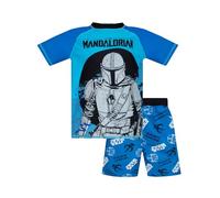 Star Wars Traje De Baño Bañador Natacion Niño | Traje De Baño Mandalorian | Azul 10-11 años