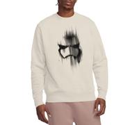 Star Wars Trooper Mask Unisex Sweatshirt, Natural, X-Large