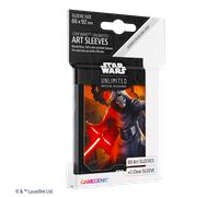Gamegenic | Star Wars: Unlimited Art Sleeves Kylo REN | Pack de 60 Fundas Ilustradas con Diseño Oficial y 1 Funda Transparente | Optimizado para Star Was Unlimited y Otros LCGs y TCGs
