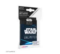 Gamegenic | Star Wars Unlimited Soft Crate | Impresión a Todo Color con Diseños Oficiales | Caja para Mazos | Caben 60 Cartas con Doble Funda TCGs y LCGs | Negro/Blanco
