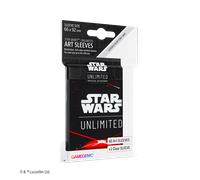 Gamegenic Wars Art Sleeves Space Red | Pack de 60 Ilustradas con Diseño Oficial y 1 Funda Transparente | Optimizado para Star Was Unlimited y Otros LCGs y TCGs, Color Rojo (GGS15032ML)
