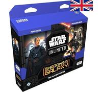 Star Wars: Unlimited - Shadow of the Galaxy - Juego de iniciación de dos jugadores - con 2 barajas listas para jugar y mucho más - Inglés + Heartforcards® Protección de envío