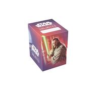 Star Wars Unlimited Soft Crate - Full-Color Printed & Officially Licensed Durable Deck Box, Holds 60 Double-Sleeved Cards, Perfect for TCGs and LCGs, Qui-Gon Jinn, Made by Gamegenic