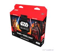 Juego de cartas star wars unlimited spark of rebellion paquete 2 jugadores de inicio (ingles)