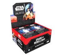 Star Wars, Unlimited TCG Spark of Rebellion Booster Display (24 sobres de ampliación), Juego de cartas coleccionables, versión inglesa