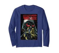 Star Wars Vaders Han Solo Castle Comic Cover Manga Larga, Unisex para Adultos, Azul Marino, M