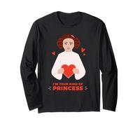 Star Wars Valentine's Day I'm Your Kind of Princess Leia Manga Larga