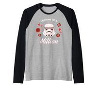 Star Wars Valentine's Day Stormtrooper I Am One of a Million Camiseta Manga Raglan