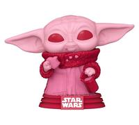 Star Wars Valentines Series 2 Mandalorian Grogu Con Coockis Pop #493 Figura