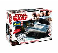 Star Wars VIII Build & Play Azul Resistencia A-Wing Fighter Kit De Plástico 1:44