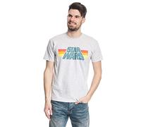 Star Wars Vintage 77 Hombre Camiseta Gris/Melé S 97% algodón, 3% Poliester Regular