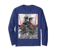 Star Wars Visions Volume 3 The Duel: Payback Official Poster Manga Larga, Unisex para Adultos, Azul Marino, XL