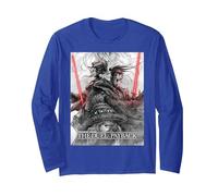 Star Wars Visions Volume 3 The Duel: Payback Official Poster Manga Larga, Unisex para Adultos, Azul Real, XXL