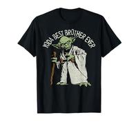 Star Wars Yoda Best Brother Ever Portrait Camiseta